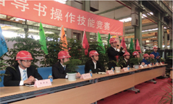龙工员工立足岗位练兵忙