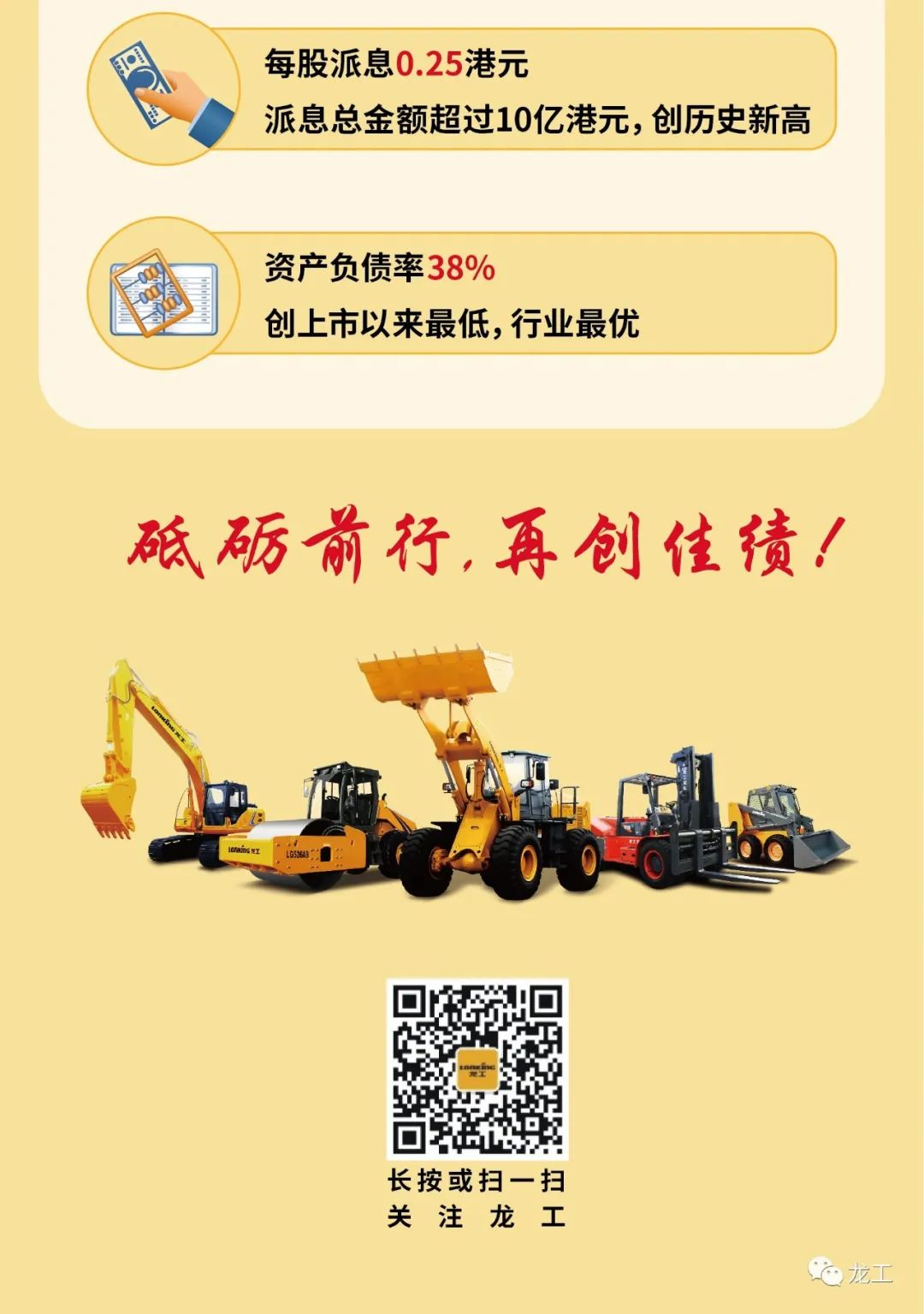 龙工2019年年报业绩今日披露