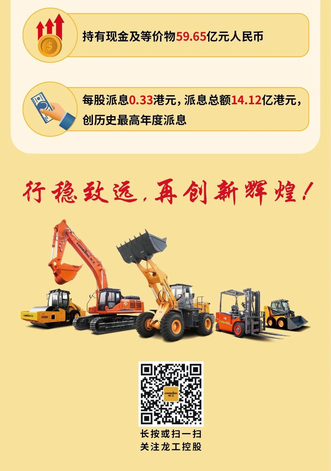 年报业绩|中国龙工2020年营业收入和净利润均创历史新高